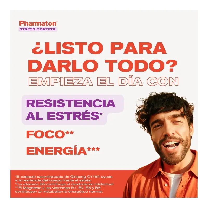 Pharmaton Stress Control Multivitamin, 100 comprimés