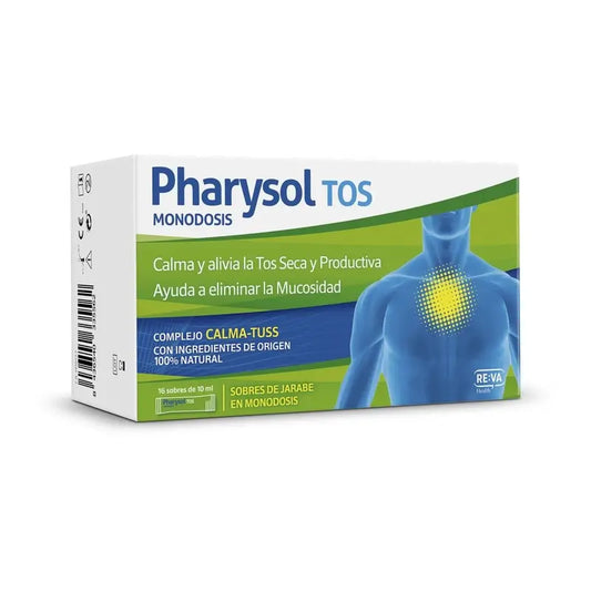 Pharysol Sirop contre la toux unidose 16 sachets