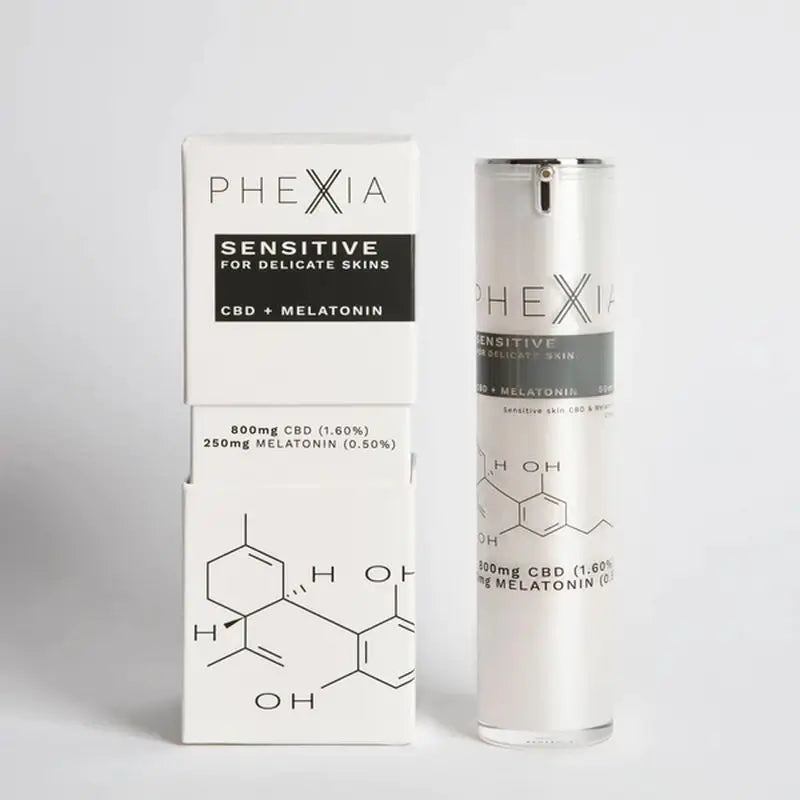 Phexia Sensitive, Crème pour peau sensible CBD & Mélatonine 50Ml