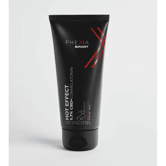 Phexia Sport Effet Chaud, 75 Ml Cbd + Mélatonine 1,7%.