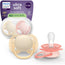 Philips Avent 2 sucettes ultra douces 0-6m bébé fille