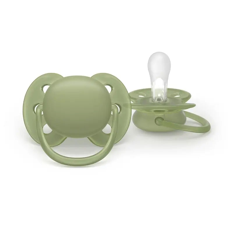 Philips Avent 2 sucettes ultra douces +18m neutre