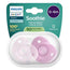 Philips Avent Soothie Soothing 2 sucettes 0-6m bébé fille
