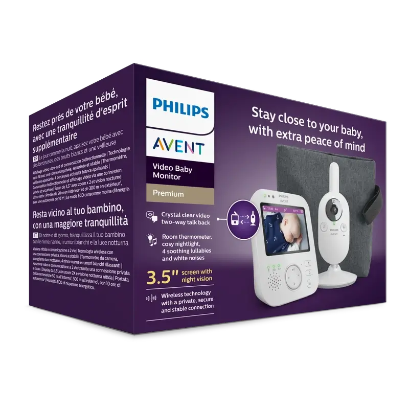 Baby Monitor Premium de Philips Avent avec vidéo numérique Premium