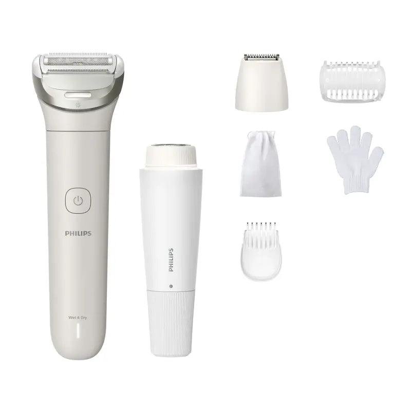 Philips Lady Shaver Series 8000 Rasoir sans fil Wet & Dry Blanc
