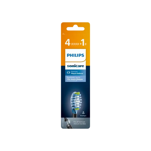 Recharges Philips Sonicare Premium contre la plaque dentaire, 4+1 pièces