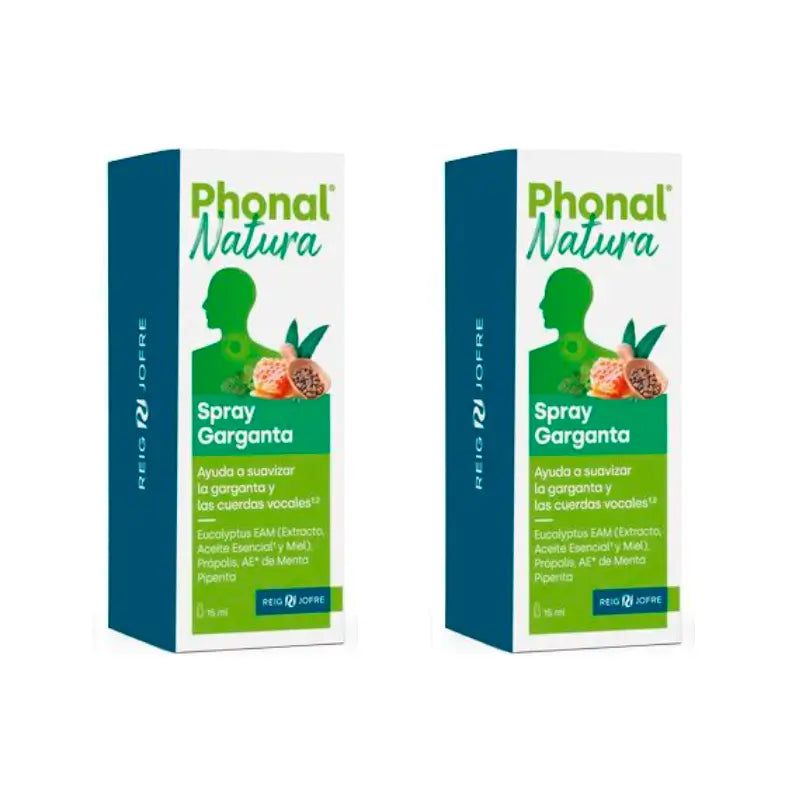 Phonal Natura Duplo Spray pour la gorge, 2 x 15 ml