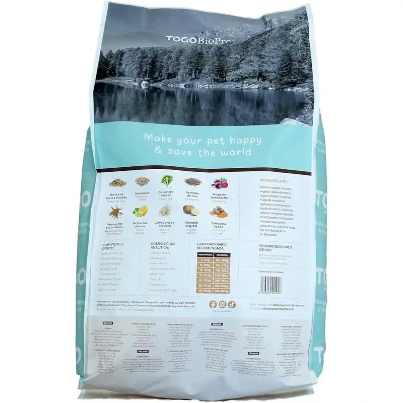 Croquettes hypoallergéniques pour chien Togo, 12 kg