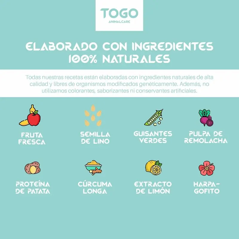 Togo Pienso Bioprotein Hypoallergénique sans céréales pour chiens, 12 kg
