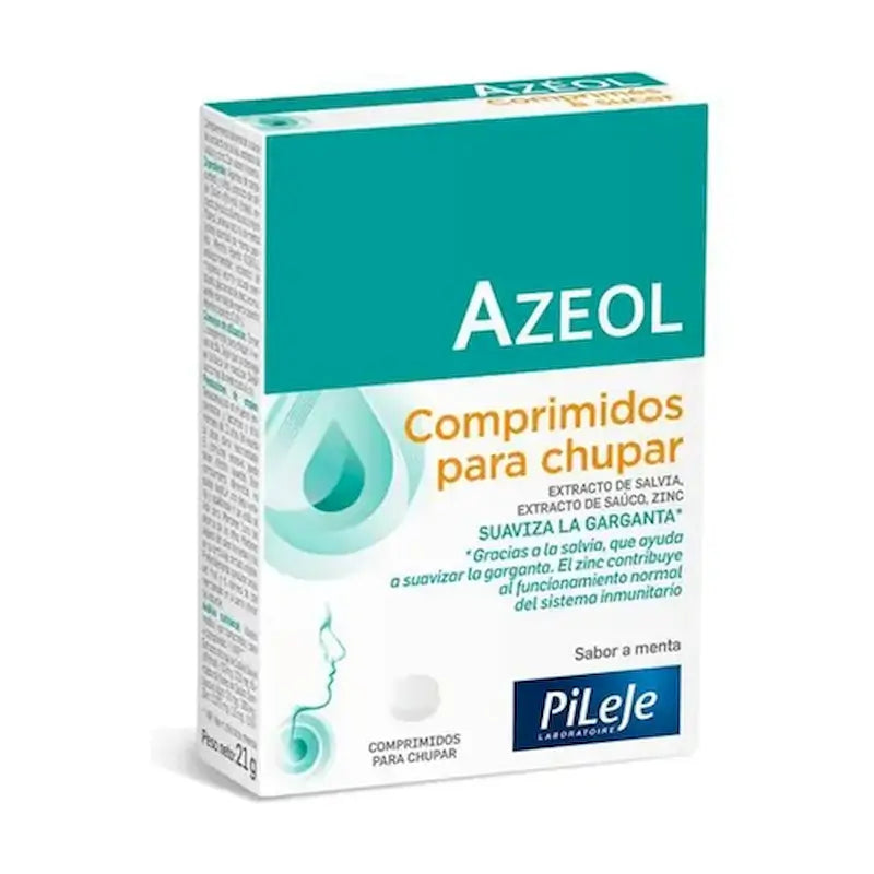 Pileje Azeol Throat Throat 30 Comprimés à Croquer