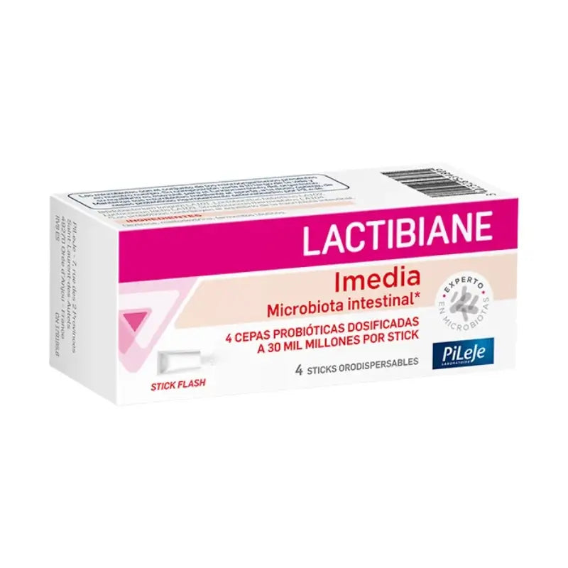 Pileje Lactibiane Imedia 4 bâtonnets