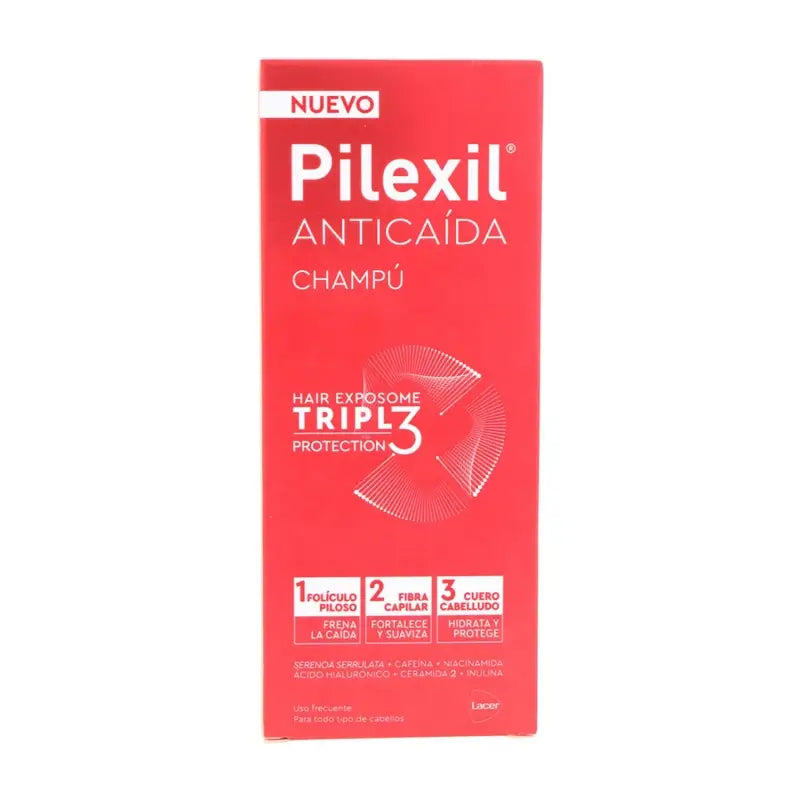 Pilexil Shampooing Anti-Chute Triple Protection 275 Ml