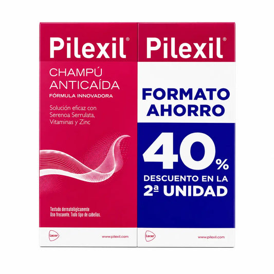 Pilexil Duplo Shampooing anti-chute 500Ml 2ème unité 40% de réduction