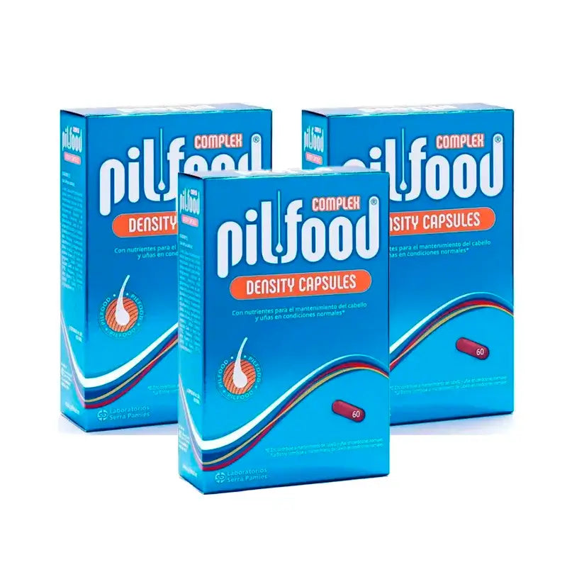 Pilfood Complex Cheveux et Ongles, Pack 3 x 60 comprimés