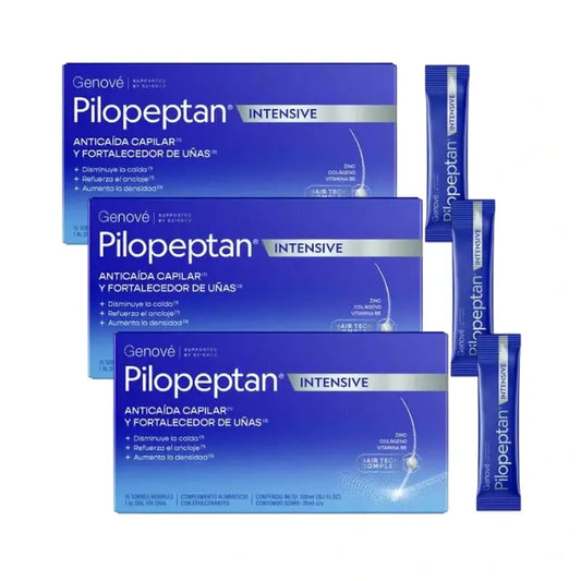 Pilopeptan Intensif Cheveux et Ongles, Pack 3 x 15 Sachets
