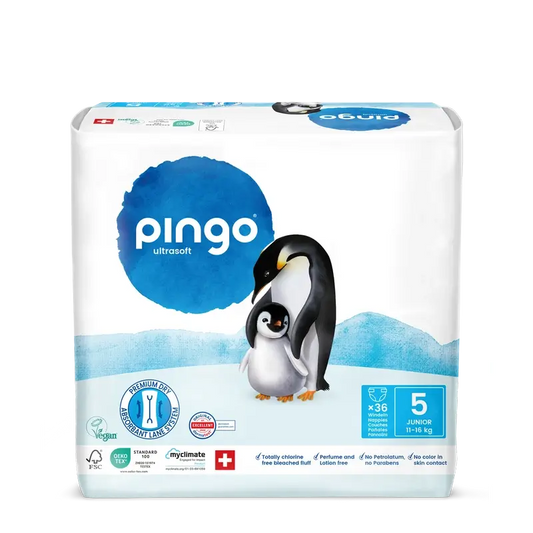 Couches écologiques Pingo Taille 5 (11-16 Kg), 36 pcs.
