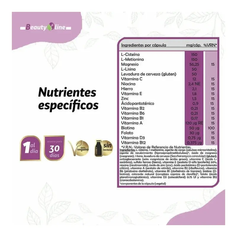 Pinisan Cheveux, Peau et Ongles, 30 gélules