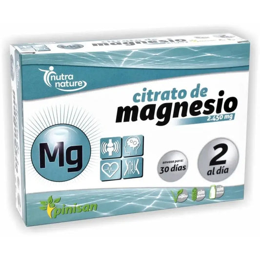 Pinisan Citrate de Magnésium 60 Comprimés