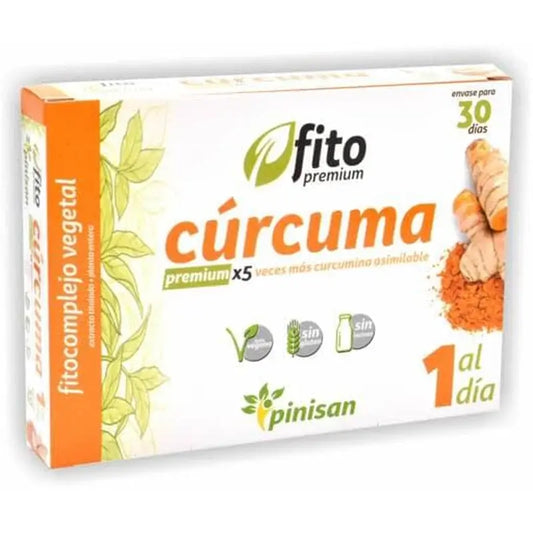 Pinisan Fitopremium Curcuma, 30 gélules