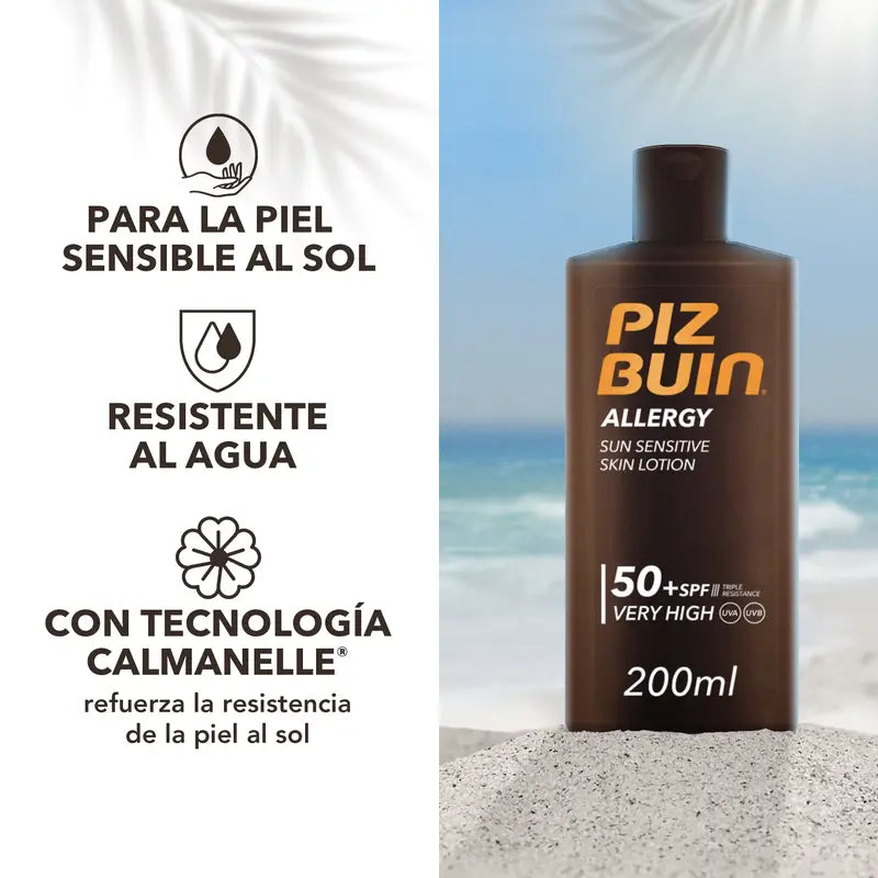 Piz Buin Allergy Body Sunscreen SPF50, 200 ml