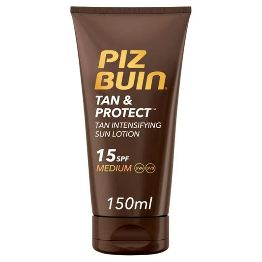 Piz Buin Tan & Protect Crème solaire intensifiante SPF15, 150 ml