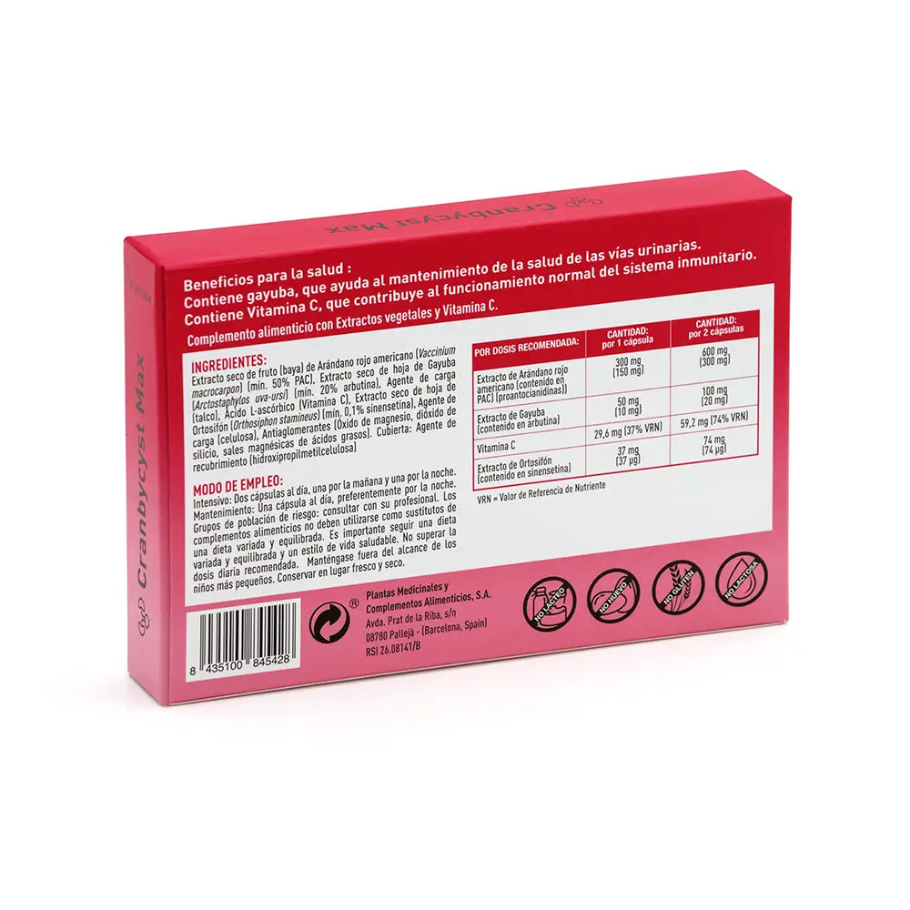 Plameca Cranbycyst Max 30 gélules