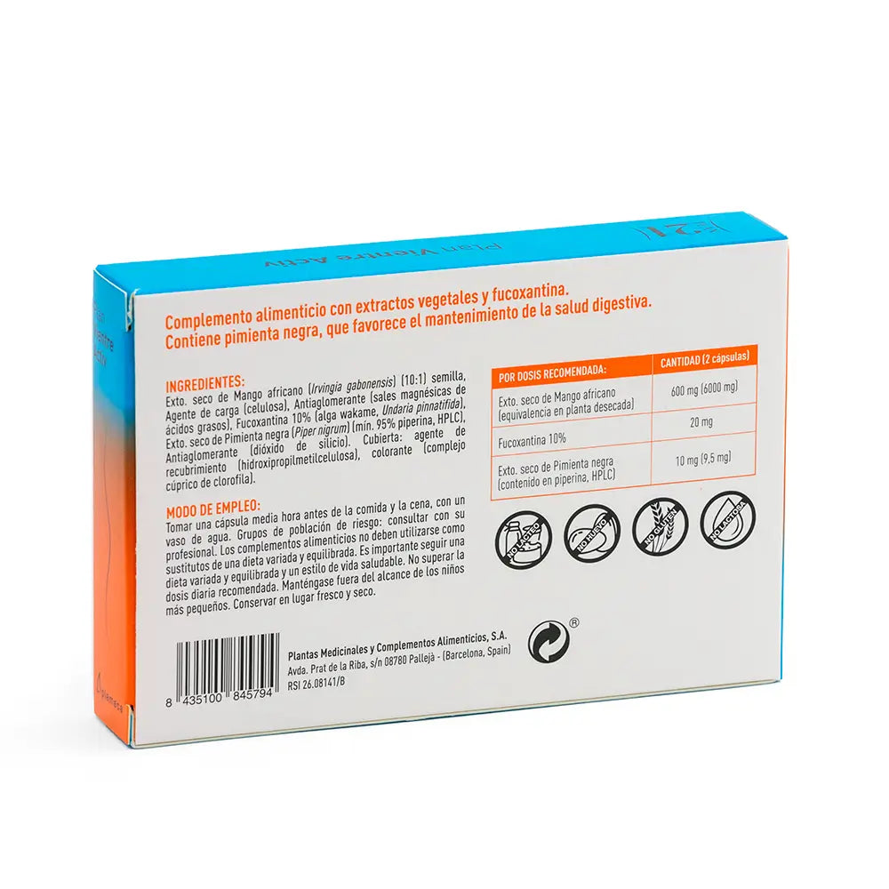 Plameca Plan Vientre Activ, 45 gélules