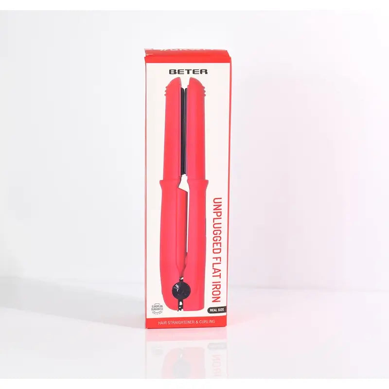 Fer à repasser électronique de voyage Beter GRWM rouge