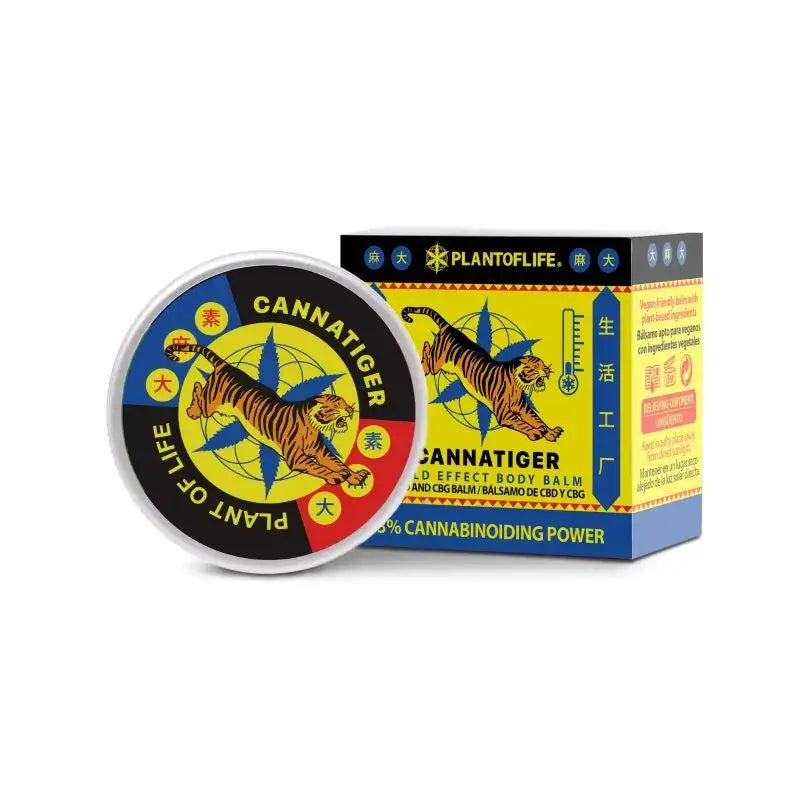 Plant Of Life Baume du tigre Effet froid 3% CBD 0.6% Cbg , 12 ml