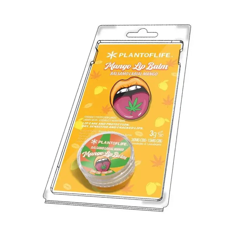 Plant Of Life Lipbalm Mangue 1% CBD - 0,5% Cbg , 3 g