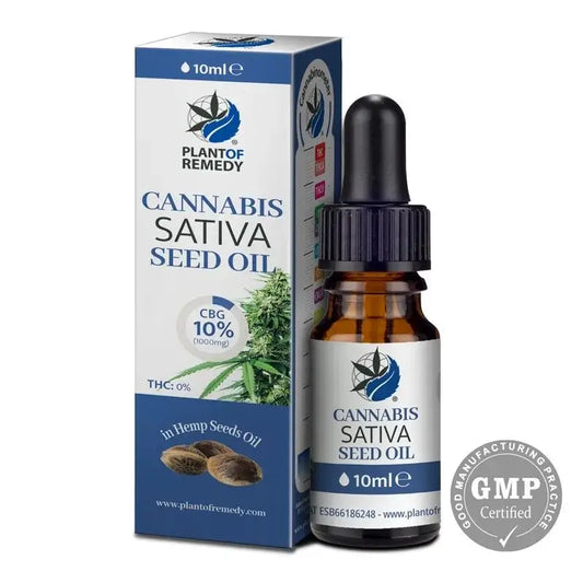 Plant Of Remedy Cannabis Sativa Oil 10% Cbg , 10 ml