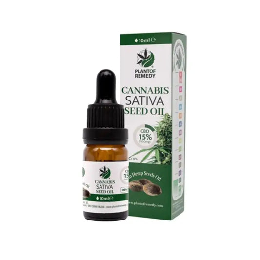 Plant Of Remedy Huile de Cannabis Sativa 15% CBD , 10 ml