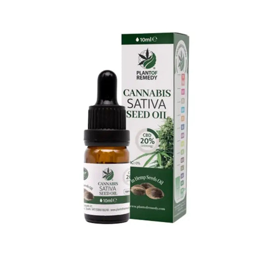 Plant Of Remedy Huile de Cannabis Sativa 20% CBD , 10 ml