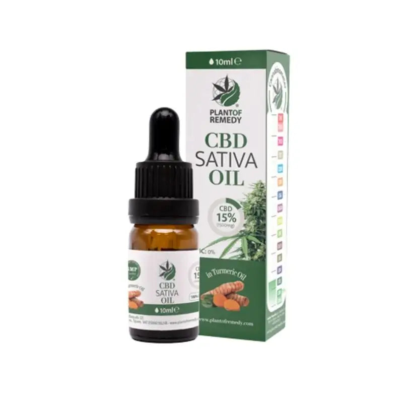 Plant Of Remedy Huile de Curcuma 15% CBD , 10 ml