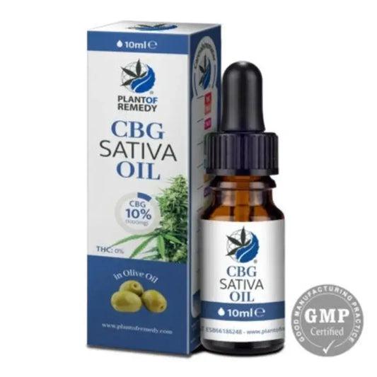 Plante de Remède Huile d'Olive Avec 10% Cbg , 10 ml