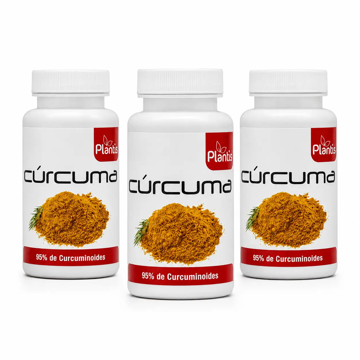 Plantis Curcuma 60 gélules, lot de 3