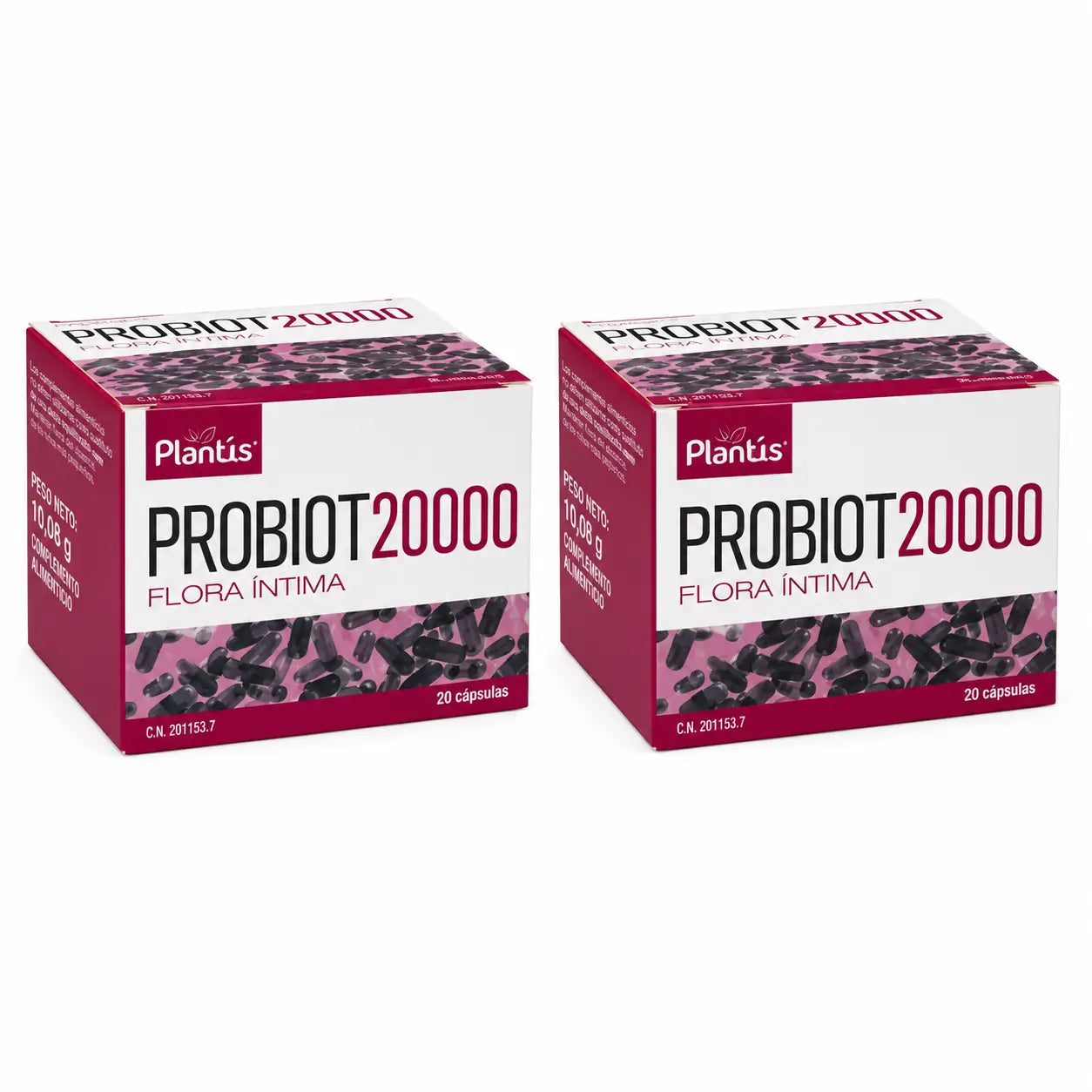 Plantis Probiot 20000 Flora Intime, 15 sachets de 6 g, lot de 2