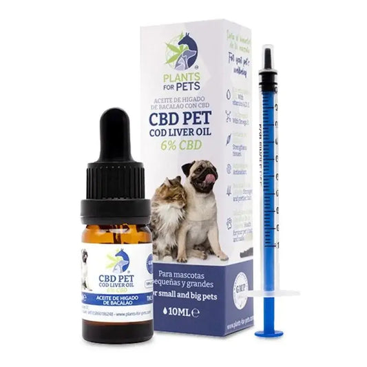 Plants For Pets Cod Liver Oil CBD 6%, 10 ml