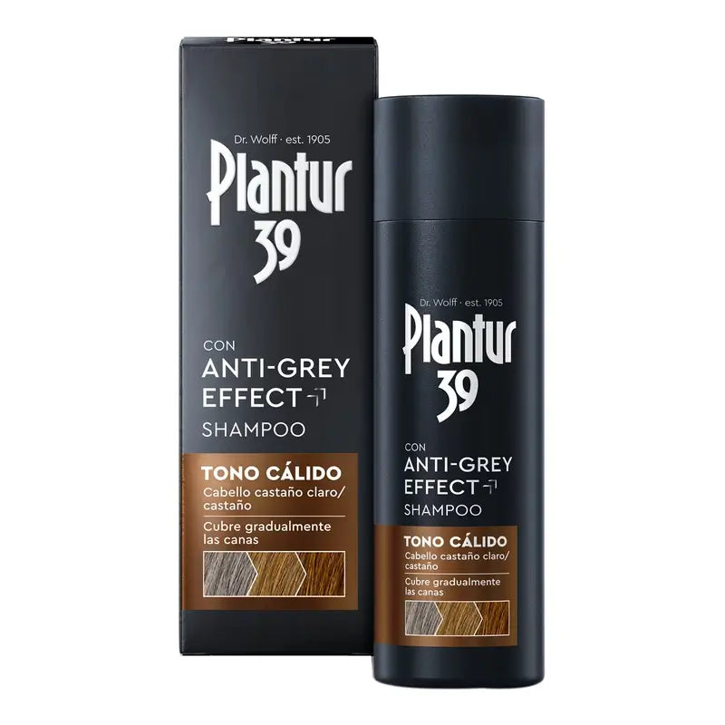 Plantur Shampooing 39 Anti Grey Effect Warm Tone, 200 ml