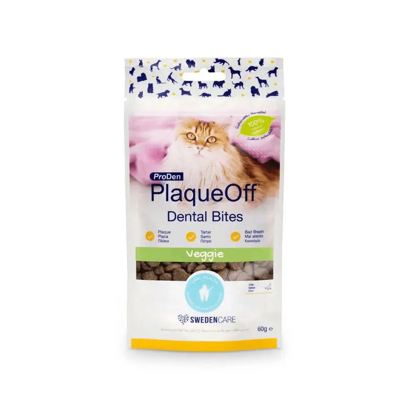 Plaqueoff Dental Croq Cat 60 gr, snack pour chats