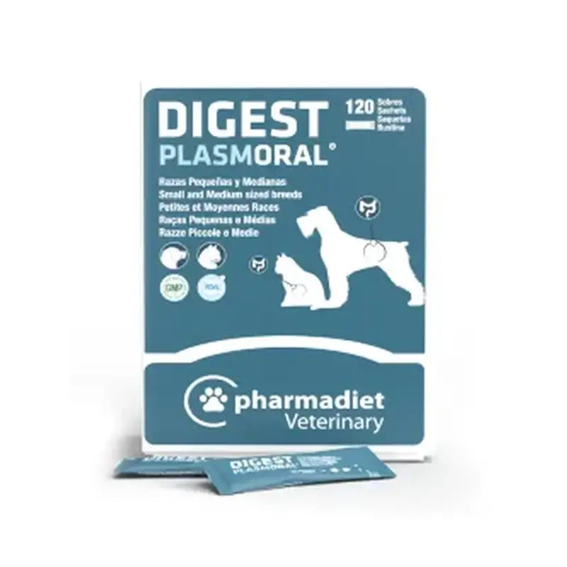 Plasmoral Digest Petites et Moyennes Races, 120 sachets