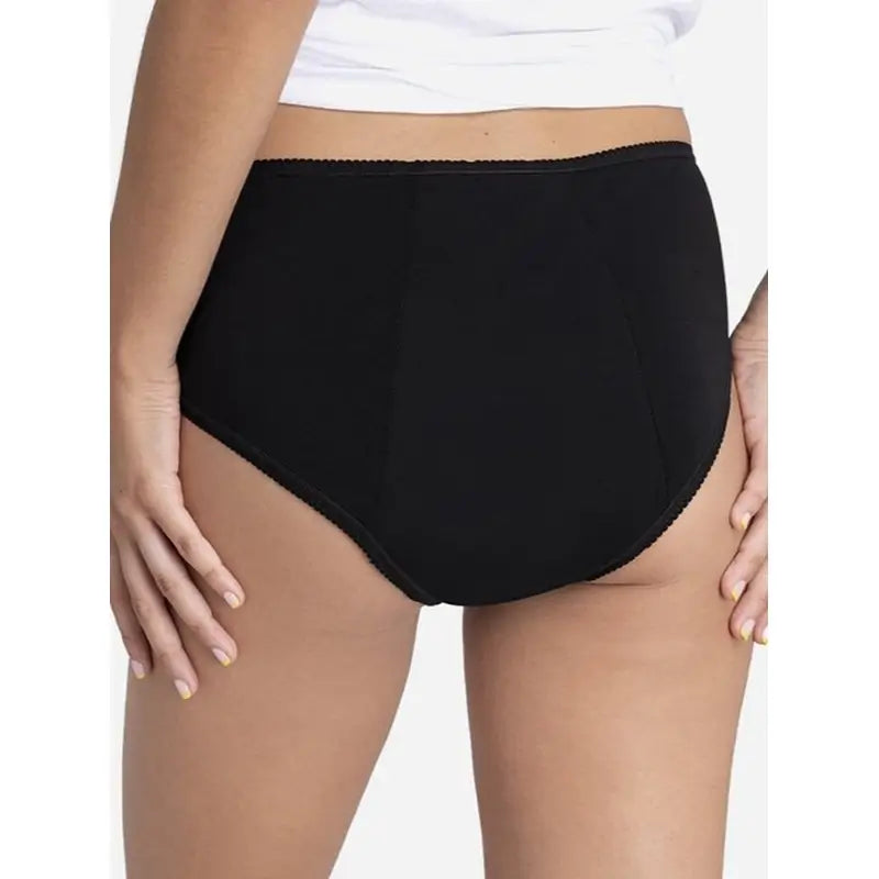 Platanomelon Kiwitas Classic Plumeti Culotte Menstruelle Noir / Xxl