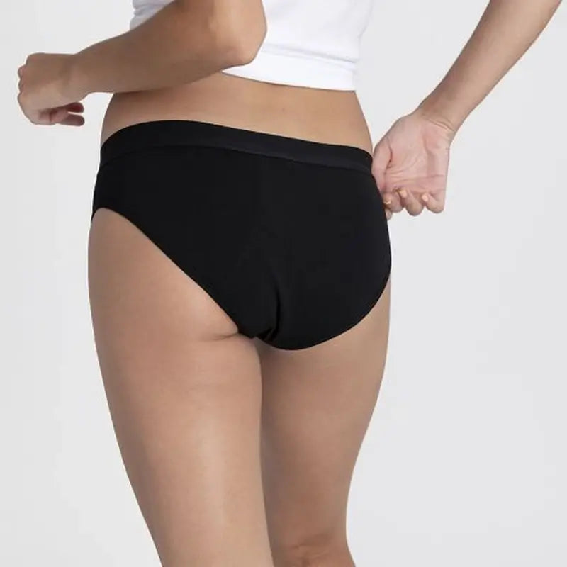 Platanomelon Kiwitas Classic Sporty Menstrual Panties Black T / L