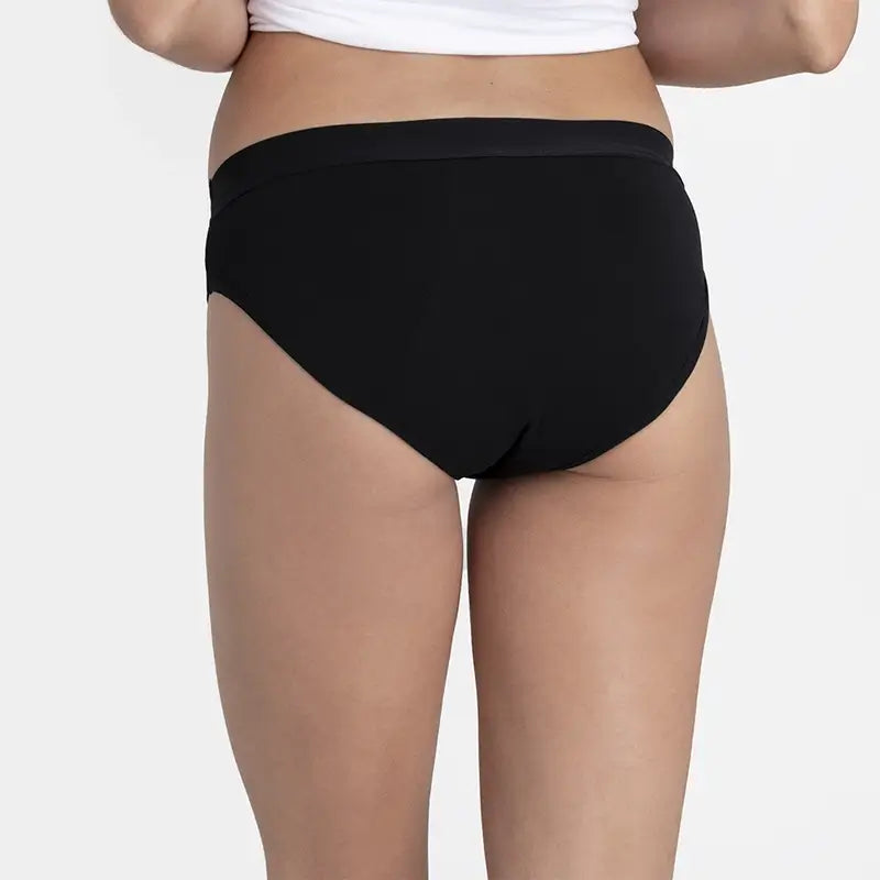 Platanomelon Kiwitas Classic Sporty Menstrual Panties Black T / Xxl