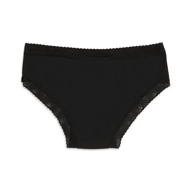 Platanomelon Kiwitas Double Blonda Menstrual Panties Black / Xxl
