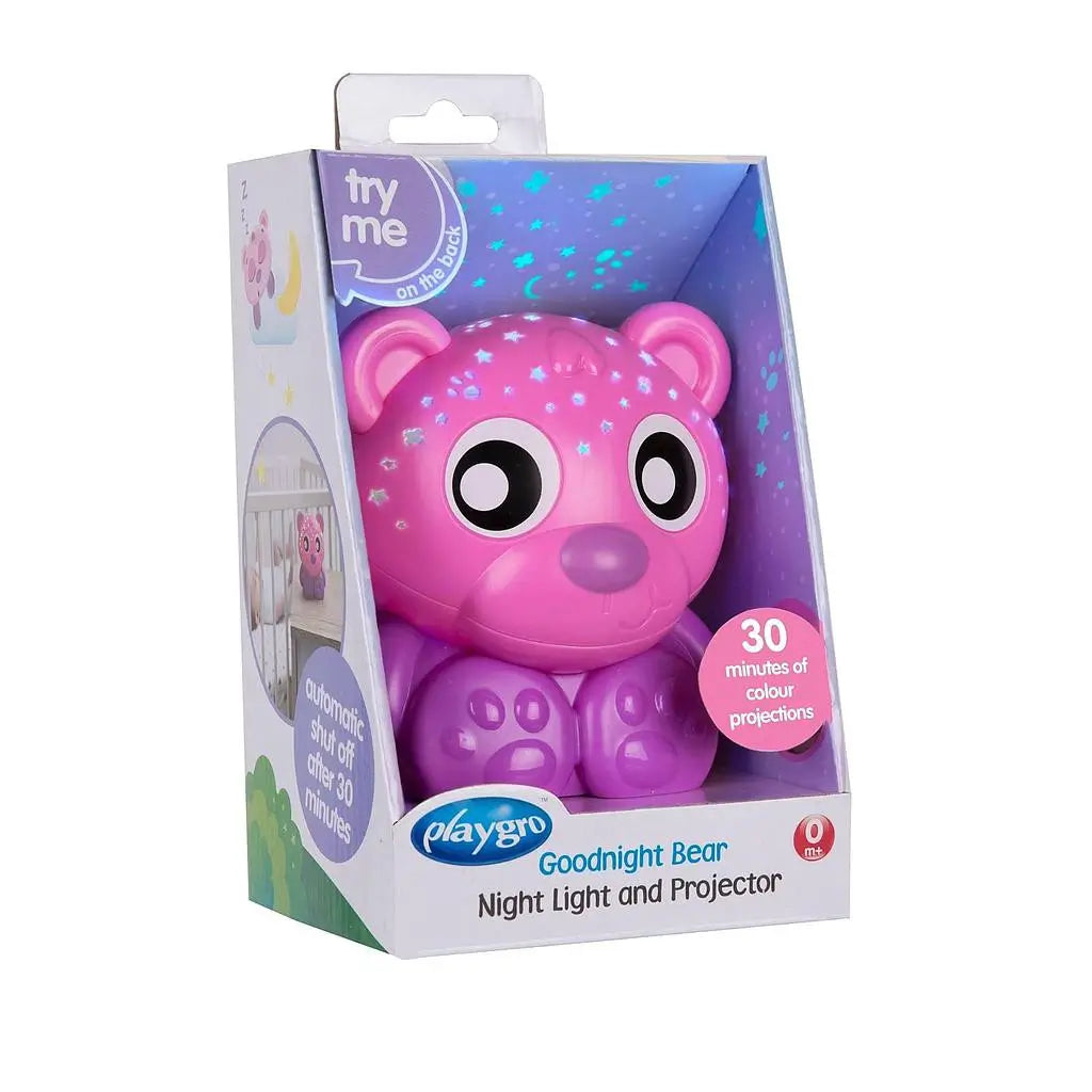 Playgro Good Night Star Projector Lamp Pink
