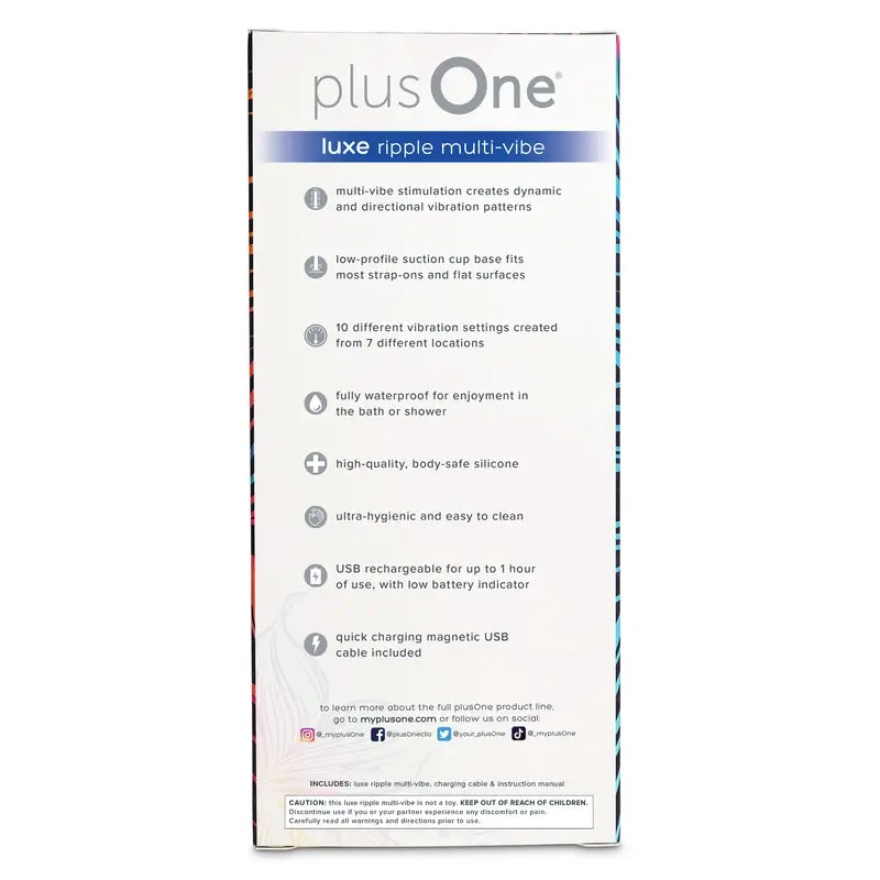 Plusone Luxe Ripple Multi-Vibe , 1 pcs.