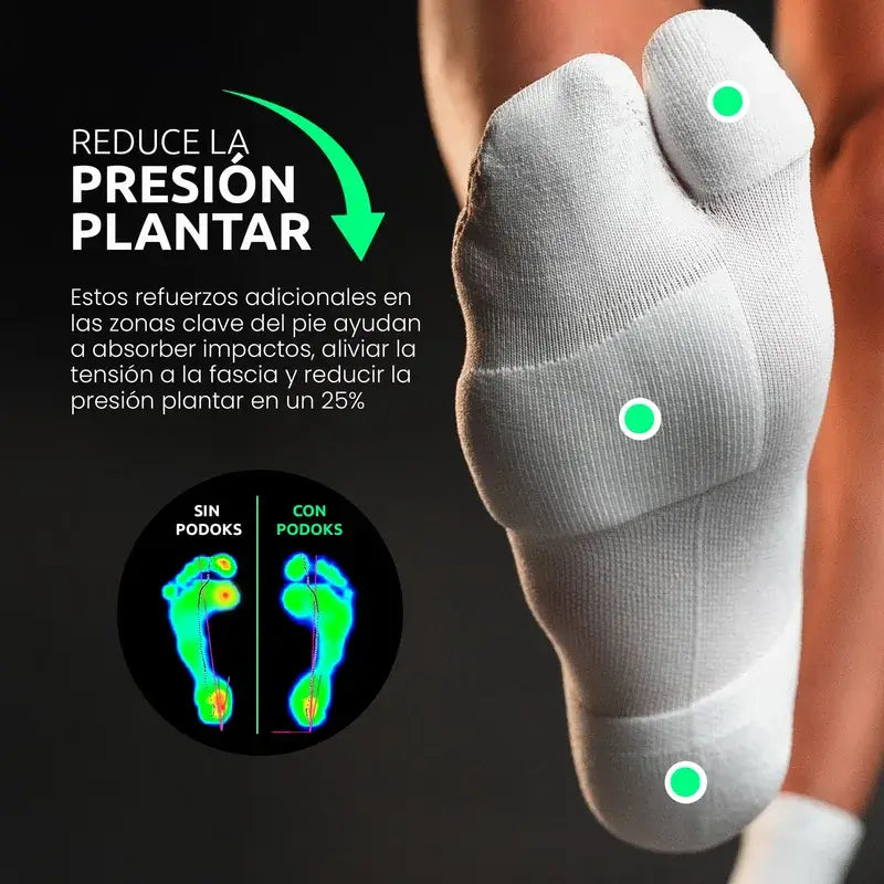 Chaussettes de confort Podoks H3 blanches