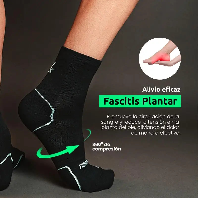 Podoks Metatarsalgia Socks Black (chaussettes pour métatarsalgie)