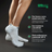 Podoks Running Ankle Socks H2 White